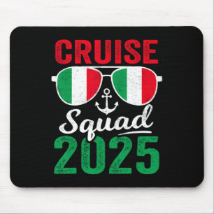 Italië Cruise Squad 2025 Zomer Vakantie Matching F Muismat