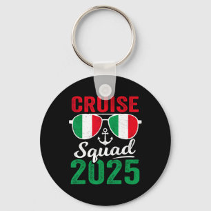 Italië Cruise Squad 2025 Zomer Vakantie Matching F Sleutelhanger
