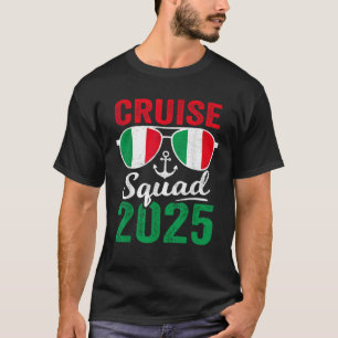 Italië Cruise Squad 2025 Zomer Vakantie Matching F T-shirt