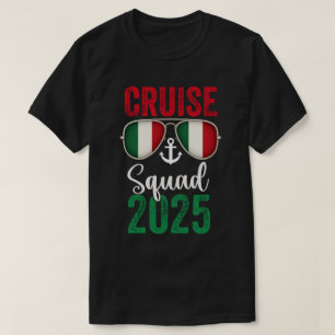 Italie Cruise Squad 2025 Zomer Vakantie Matching T-shirt