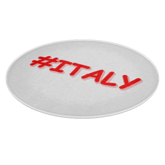 "#ITALIË" Cute Design. Bestel nu Snijplank (Hoek)