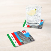 Italië - De Leaning Tower van Pisa Kartonnen Onderzetters (Insitu)