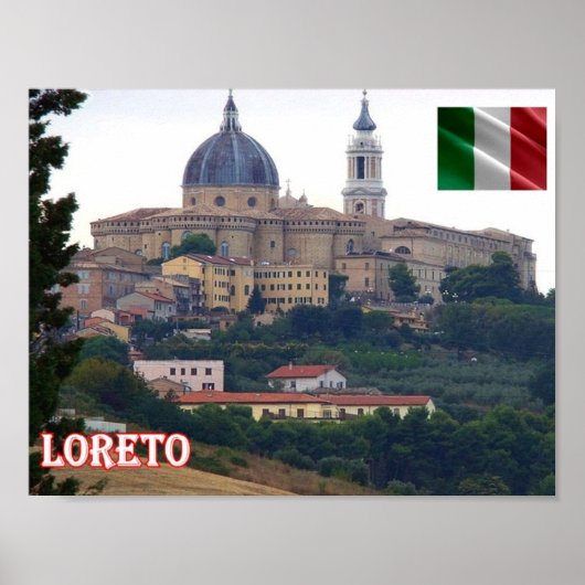 Italië - De marsen - Loreto - Poster (Voorkant)