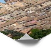 Italië - de marsen - Urbino - Poster (Hoek)