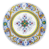 Italië Deruta Ingewikkelde bloemmotief kastlade Keramische Knop (Voorkant)