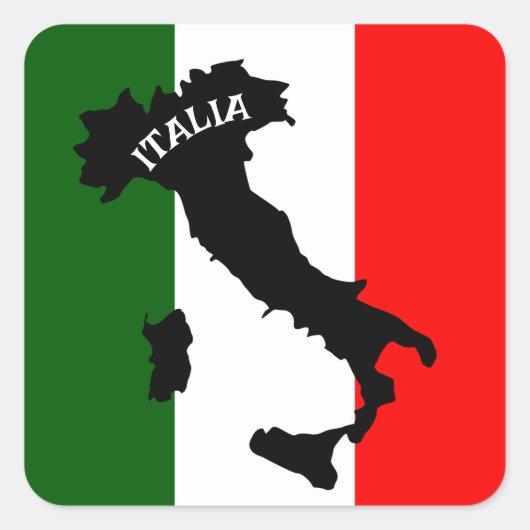 Italië Design Sticker (Voorkant)