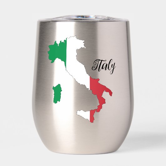 Italië Design Thermische Wijn Tumbler (Voorkant)