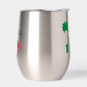 Italië Design Thermische Wijn Tumbler (Links)