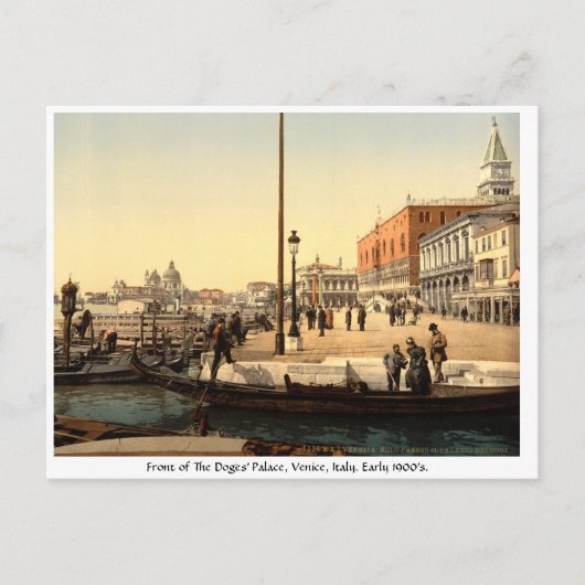  Italië, Doges Palace Venice Briefkaart (Voorkant)