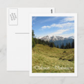 Italië, Dolomieten Briefkaart (Voorkant / Achterkant)