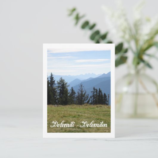 Italië, Dolomieten Briefkaart (Staand voorkant)