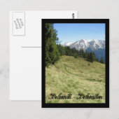 Italië, Dolomieten Briefkaart (Voorkant / Achterkant)