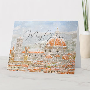 Italië Dom van Florence Kathedraal Kerstkaart Kaart