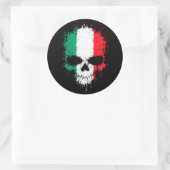 Italië Drijvende kracht Ronde Sticker (Tas)
