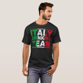 Italië Drink team Italiaanse blogger Whiskey Lov T-shirt (Voorkant volledig)