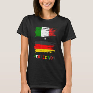 Italië Duitsland Italiaans - Duitse vlag - Perfect T-shirt