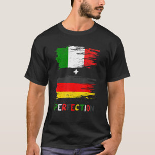 Italië Duitsland Italiaans - Duitse vlag - Perfect T-shirt
