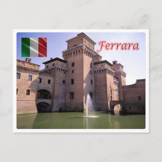 Italië - Emilia Romagna - Ferrara - Extern Uitzich Briefkaart (Voorkant)