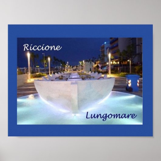 Italië - Emilia Romagna - Riccione - Seoel - Poster (Voorkant)