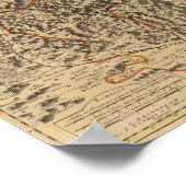 Italië en Frankrijk Poster (Hoek)