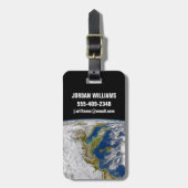 Italië en het Adriatische Zee. Bagagelabel (Voorkant verticaal)