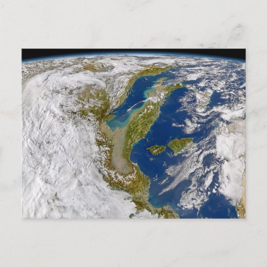 Italië en het Adriatische Zee. Briefkaart (Voorkant)