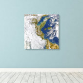 Italië en het Adriatische Zee. Canvas Afdruk (Insitu (Houten vloer))