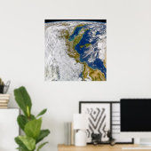 Italië en het Adriatische Zee. Poster (Thuiskantoor)