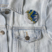 Italië en het Adriatische Zee. Ronde Button 5,7 Cm (In situ)