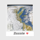 Italië en het Adriatische Zee. Sticker (Vel)