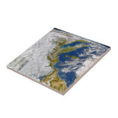 Italië en het Adriatische Zee. Tegeltje (Zijkant)