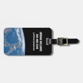 Italië en het eiland Sicilië. Bagagelabel (Voorkant horizontaal)