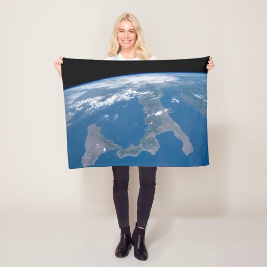 Italië en het eiland Sicilië. Fleece Deken (In situ)