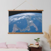 Italië en het eiland Sicilië. Hangend Wandkleed (Slaapkamer)