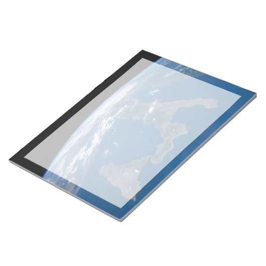 Italië en het eiland Sicilië. Notitieblok (Schuin)