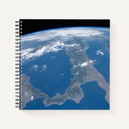 Italië en het eiland Sicilië. Notitieboek (Voorkant)