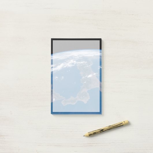 Italië en het eiland Sicilië. Post-it® Notes (Op bureau)