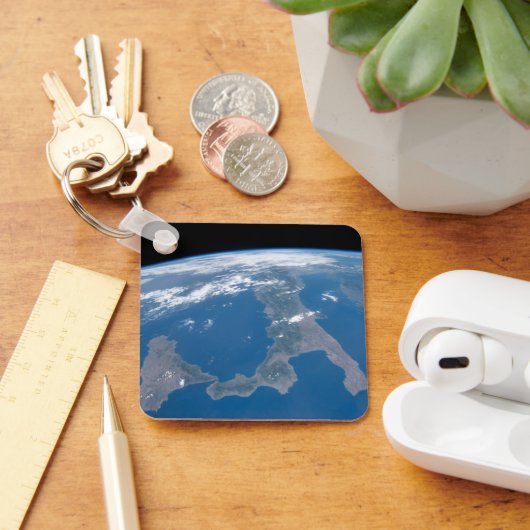 Italië en het eiland Sicilië. Sleutelhanger (Bureau)