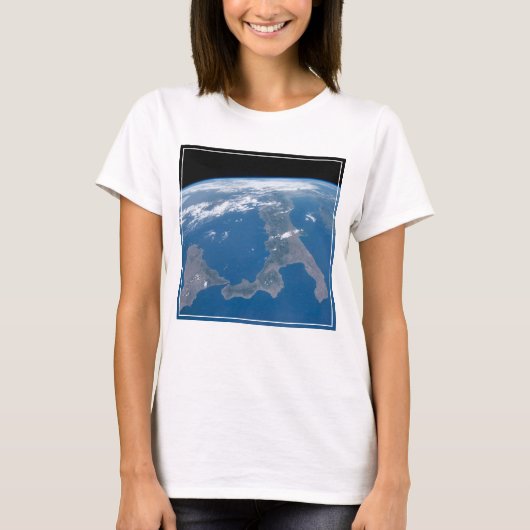 Italië en het eiland Sicilië. T-shirt (Voorkant)