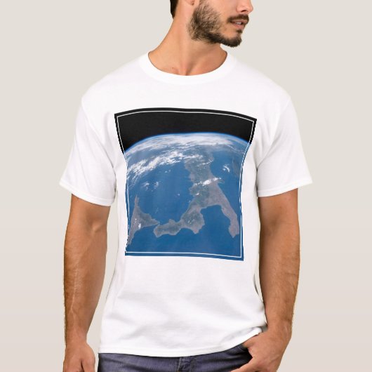 Italië en het eiland Sicilië. T-shirt (Voorkant)