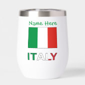 Italië en Italiaanse vlag Groene Personalisatie (Achterkant)