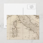 Italië en Sardinië Briefkaart (Voorkant / Achterkant)