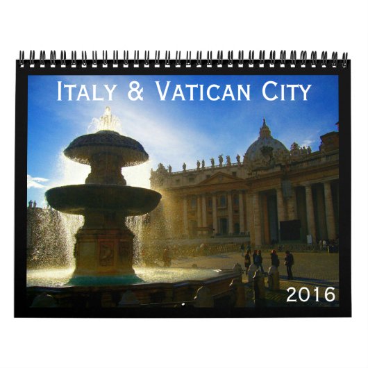 italië en vaticaan 2016 kalender (Hoes)