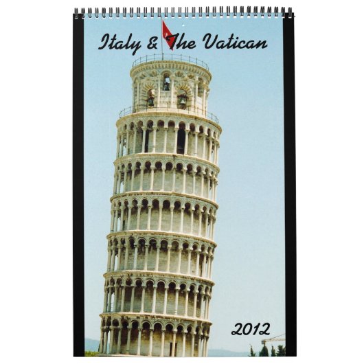italië en vaticaan kalender 2012 (Hoes)