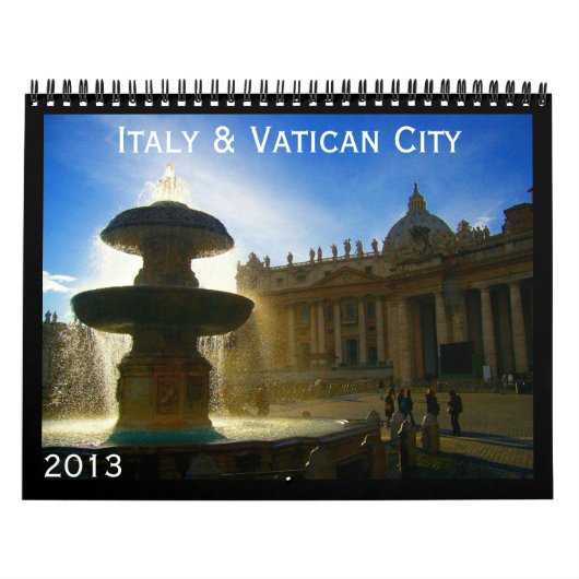 italië en vaticaan kalender 2013 (Hoes)