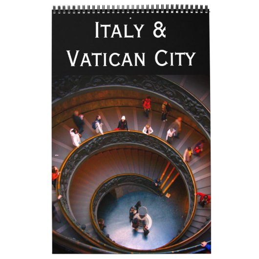 italië en Vaticaanstad Kalender (Hoes)
