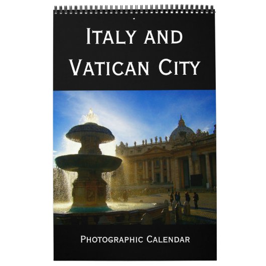 italië en vaticaanstad kalender (Hoes)