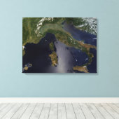Italië en Zuidoost-Frankrijk Canvas Afdruk (Insitu (Houten vloer))