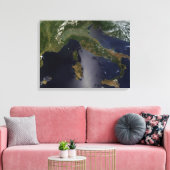 Italië en Zuidoost-Frankrijk Canvas Afdruk (Insitu (Woonkamer))