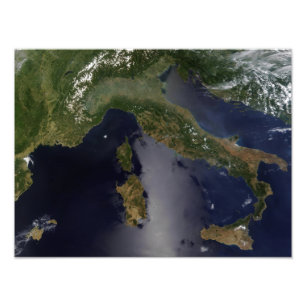 Italië en Zuidoost-Frankrijk Foto Afdruk